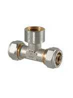 knel t-stuk meerlagenbuis 20x1/2x20, Doe-het-zelf en Verbouw, Verwarming en Radiatoren, Ophalen of Verzenden, Nieuw, Overige typen