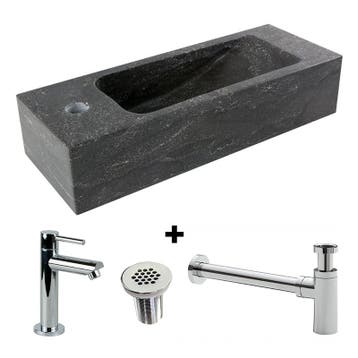 Fontein hardsteen Saniflex Slim links, Verzenden, Nieuw