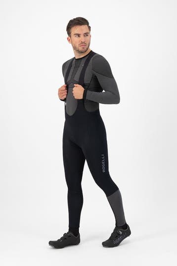 Rogelli Essential HI VIS Bibtight Heren, Fietsen en Brommers, Fietsaccessoires | Fietskleding, Rogelli, Heren, Nieuw, Overige maten