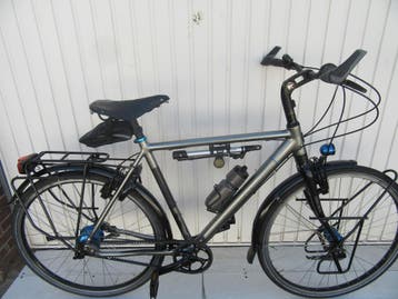 Handgem. Koga Traveller vakantiefiets, Rohloff, Belt 6640, Ophalen, 28 inch, Gebruikt, 10 tot 15 versnellingen