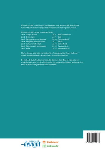 Burgerschap BBL leerwerkboek 9789463260633, Zo goed als nieuw