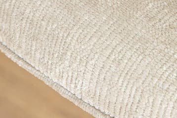 Draaibare Retro Stoel AVIGNON beige chenille zwarte metalen, Ophalen of Verzenden, Nieuw