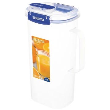 Schenkkan | KLIP IT PLUS | Kunststof | Transparant | 2L |, Verzenden, Nieuw in verpakking