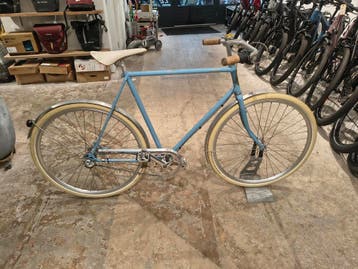 lichtblauwe Roetz heren fiets van €1082,00 voor €920,00, Fietsen en Brommers, Terugtraprem, Versnellingen, Nieuw, Ophalen of Verzenden