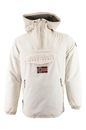 Napapijri Jas in maat M Wit, Kleding | Heren, Verzenden, Gedragen, Wit, Napapijri