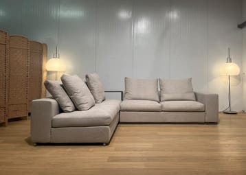 Flexform Groundpiece Hoekbank – Nieuw Gestoffeerd + GARANTIE, Huis en Inrichting, 250 tot 300 cm, Nieuw, Ophalen of Verzenden