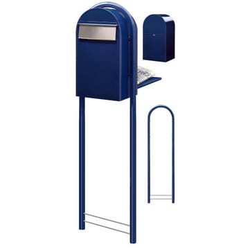 Brievenbus Bobi Grande B (back) - donkerblauw, Verzenden, Nieuw