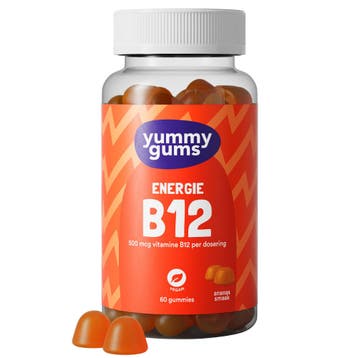 Yummygums Vitamine B12 Energie Gummie - 60pcs, Ophalen of Verzenden, Nieuw, Overige typen