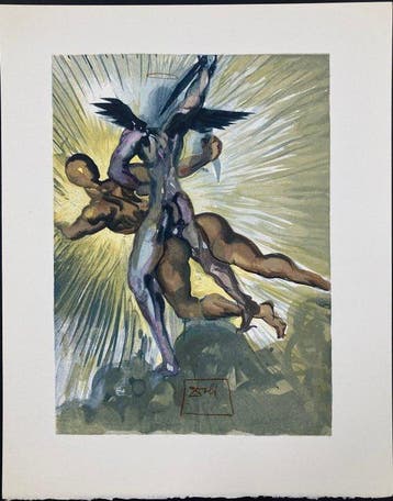 Salvador Dali (1904-1989) - The guardians of the valley of