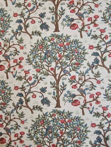 450x280cm!William Morris Stof Art Nouveau Kelmscott Tree ,