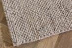 Design Tapijt WOOL 240x160cm zilvergrijs gemaakt van wol -, Ophalen of Verzenden, Nieuw