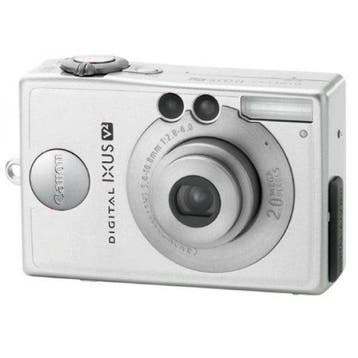 Canon Digital IXUS V2 Digitale Compact Camera - Zilver, Verzenden, Zo goed als nieuw