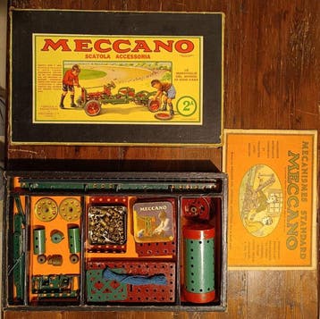 Meccano - Blikken speelgoed - Meccano Set 2A del 1931 -