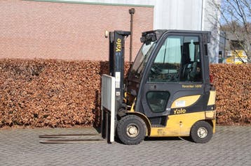 Veiling: Heftruck Yale GLP16VX LPG 1600kg 3.21m 2014, 1000 tot 2000 kg, Ophalen, LPG, Heftruck