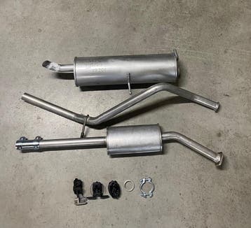 Complete uitlaat Einddemper + Middendemper Peugeot 307, Verzenden, Nieuw