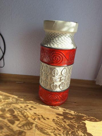Vaas - Creamware - XL Bay Keramische Vloervaas, Antiek en Kunst