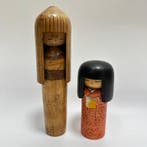 sculptuur, Creative Kokeshi Dolls,Hand Made Folk Art From