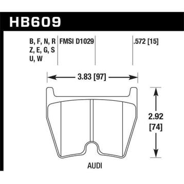 Hawk 08-11 Audi R8/07-08 RS4/03-04 RS6 / 02-03 VW Phaeton, Ophalen of Verzenden, Nieuw