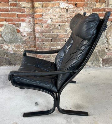 Westnofa - Ingmar Relling - Fauteuil - Leder, Hout, Metaal