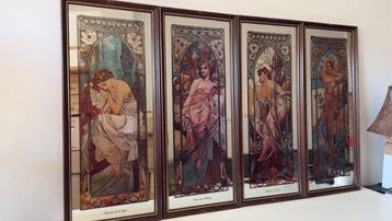 Alphons Mucha (1860-1939) (after) - As fases do dia, Antiek en Kunst