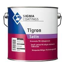 Sigma Tigron Soft Satin - WIT - 1 liter - VERGELIJKBAAR M..., Wit, Nieuw, Ophalen of Verzenden, Lak