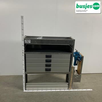Aluca bedrijfswageninrichting 1240x320x1150mm (2801), Ophalen of Verzenden