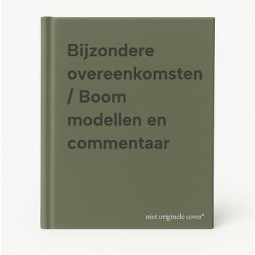 Bijzondere overeenkomsten / Boom modellen en commentaar, Verzenden, Zo goed als nieuw