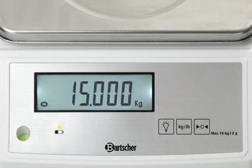 Bartscher Keukenweegschaal, 15kg, 2g, Ophalen of Verzenden, Nieuw in verpakking