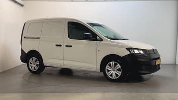 Volkswagen Caddy Cargo 2.0 TDI L1H1 Trend Parkeersensoren Ai, Stof, Gebruikt, Volkswagen, Wit