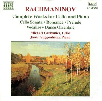 cd - Sergei Rachmaninoff - Complete Works For Cello And P..., Verzenden, Zo goed als nieuw