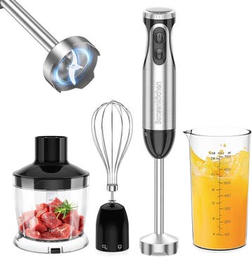 Keukenmixerset 1000W - 33% Korting - Retourdeal, Minder dan 1 liter, Ophalen of Verzenden, Zo goed als nieuw, 3 snelheden of meer