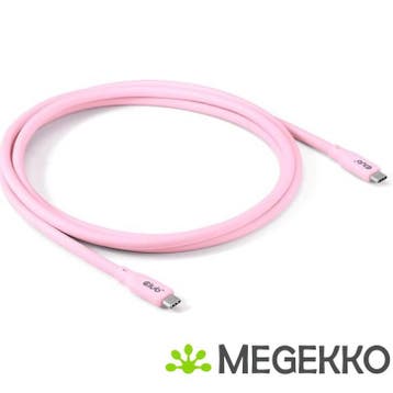 Club3D USB4 Gen 3x2 20Gbps 240W USB Type-C 2m Roze, Verzenden, Nieuw