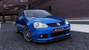 Voopsplitter VW Golf 5 Glans Zwart, Ophalen of Verzenden, Nieuw
