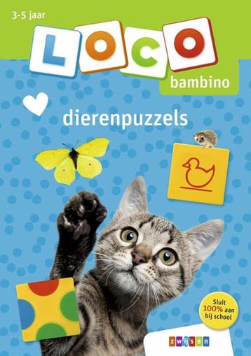WPG Loco Bambino Dierenpuzzels. 3+ van €12,20 voor €6,10, Ophalen of Verzenden, Nieuw