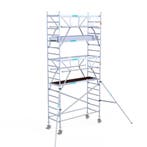 Euroscaffold steiger 90x250x6,2m Dubbele voorloopleuning TIP, Doe-het-zelf en Verbouw, Steigers, Verzenden, Nieuw, Rolsteiger of Kamersteiger