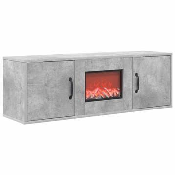 vidaXL Elektrische haard Beton 110 x 30 x 36,5 cm Bewerkt, Verzenden, Nieuw