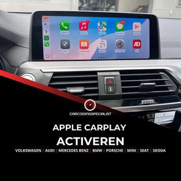 BMW en MINI Apple Carplay activeren / vrijschakelen