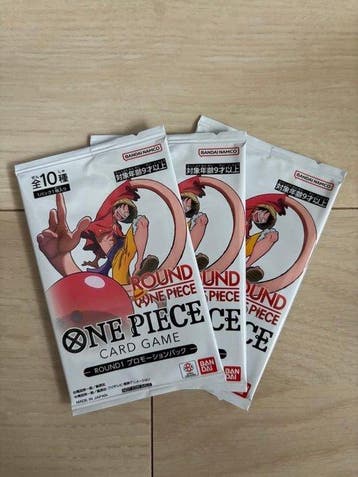 Bandai - 3 Card - One Piece - ONE PIECE CARD GAME ROUND1, Nieuw