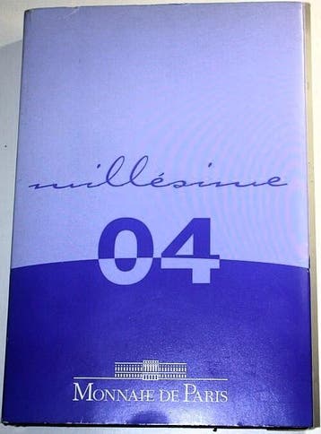 8,88 Euro,munten set 1 Cent 2 Euro + 5 Euro 2004 Frankrei..., Verzenden