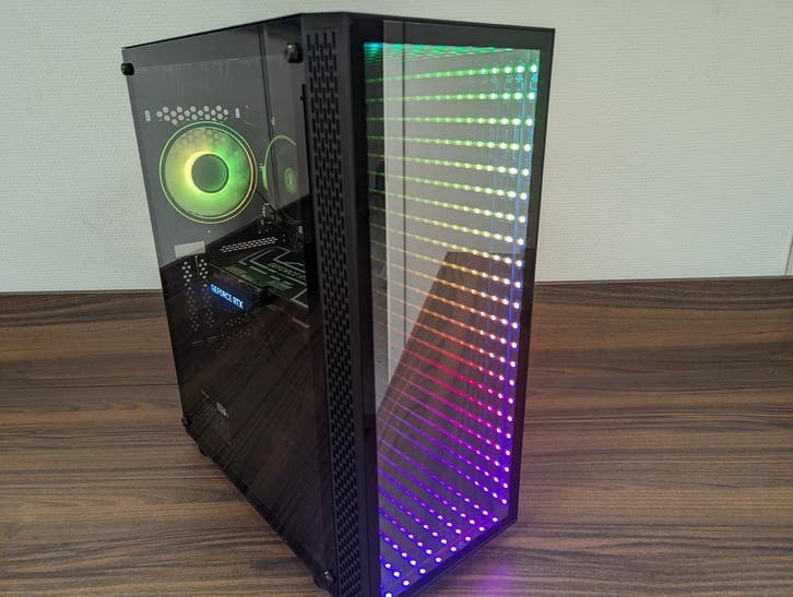 RGB Game PC Ryzen 7 5800x – RTX 3060Ti – 16gb DDR4– 500GB, Computers en Software, Desktop Pc's, 3 tot 4 Ghz, SSD, Met videokaart