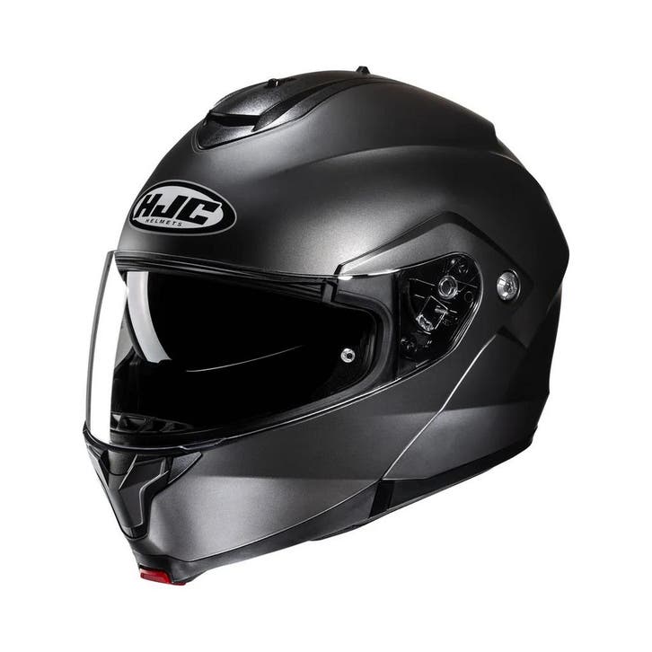 HJC C91N - Titanium, Motoren, Kleding | Motorhelmen, L, HJC, Systeemhelm, Verzenden