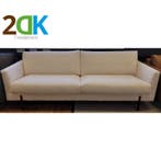 Tweedekans - 3 zitsbank - Flyta - Poedel Cream, Ophalen of Verzenden, Nieuw, Rechte bank, Stof