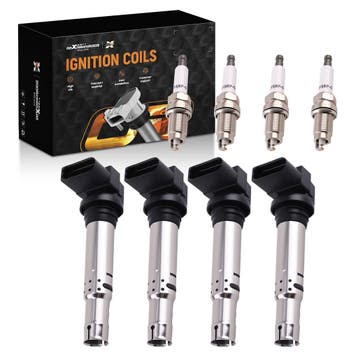 4x Bobine geschikt voor Audi A1 A3, VW Golf Passat 036905..., Verzenden, Nieuw, Audi