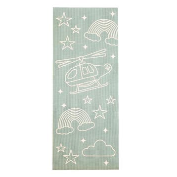 Kinder yogamat space asgroen - Lotus, Verzenden, Nieuw