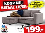 Stuart Hoekbank vanaf €199.- Betaal in 3x zonder rente!, Huis en Inrichting, Banken | Bankstellen, Nieuw