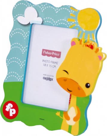 Fisher Price fotolijst hout - kinderen en babys - Giraffe, Ophalen of Verzenden, Zo goed als nieuw