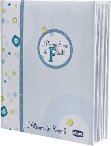 Babyboek chicco blauw | retourdeal 49% korting, Ophalen of Verzenden, Nieuw, Kraamcadeau