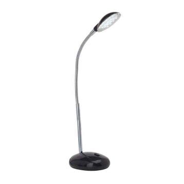 Kunststof bureaulamp zwart, Marenthe, 2W, 6000K LED, met, Huis en Inrichting, Ophalen of Verzenden, Nieuw