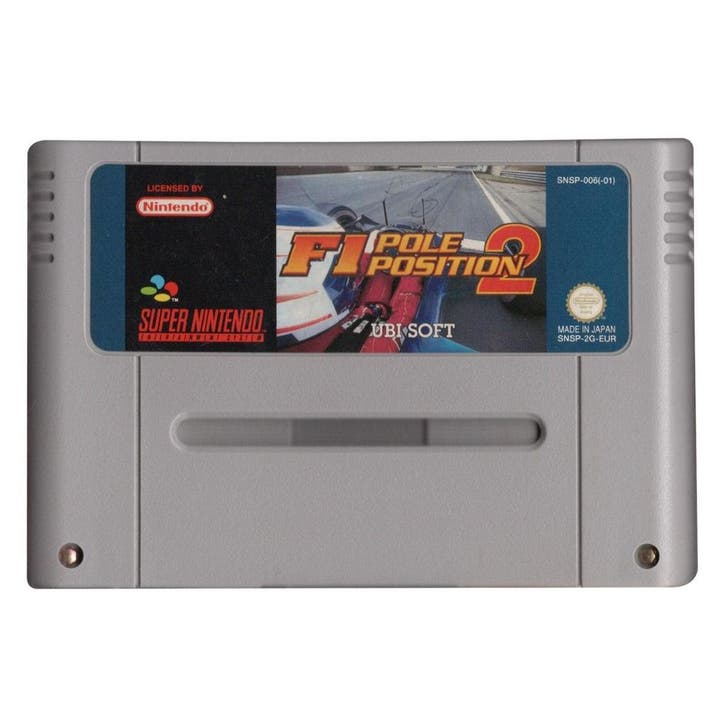 SNES F1 Pole Position 2 (Losse Cassette), Spelcomputers en Games, Spelcomputers | Nintendo Super NES, Zo goed als nieuw, Verzenden