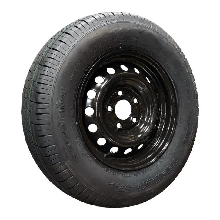 Goodride Luchtband + wiel 195 R14C ST290 M+S + 5½Jx14H2 ET30, Auto diversen, Aanhangwagen-onderdelen, Ophalen of Verzenden